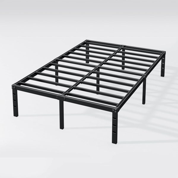 14 Inch Queen Bed Frame - Sturdy Platform Bed Frame Metal Bed Frame No Box Spring Needed Heavy Duty Queen Size Bed Frame Easy Assembly Strong Bearing Capacity, Under Bed Storage - Image 7