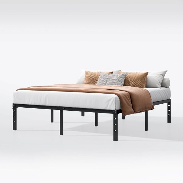 14 Inch Queen Bed Frame - Sturdy Platform Bed Frame Metal Bed Frame No Box Spring Needed Heavy Duty Queen Size Bed Frame Easy Assembly Strong Bearing Capacity, Under Bed Storage - Image 9