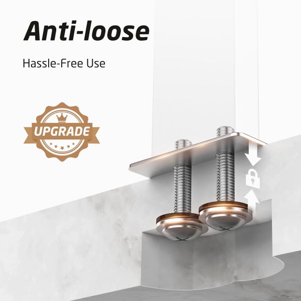 KES Standing Towel Rack 2-Tier Towel Rack Stand with Marble Base for Bathroom Floor, Upgrade Steady Design, Pro-Grade 18/8 Stainless Steel Brushed Finish, BTH217-2 - Image 9