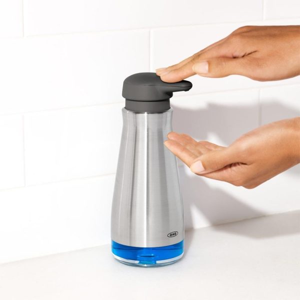 OXO Good Grips Stainless Steel Soap Dispenser - Image 3